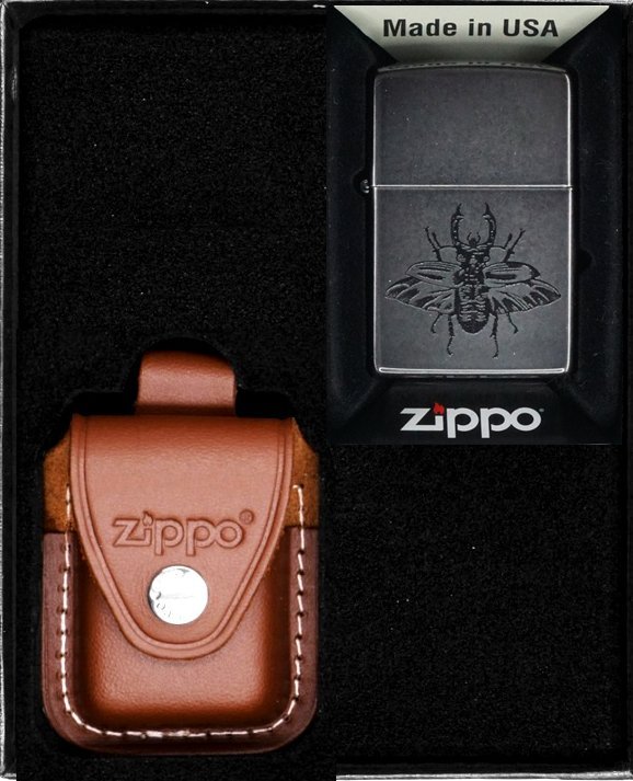 Zestaw ZIPPO Zapalniczka BEETLE DESIGN Prezentowy No2