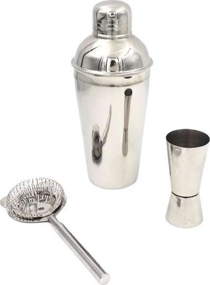 Giftdeco Zestaw barmański Steel 3 elementy BS48171