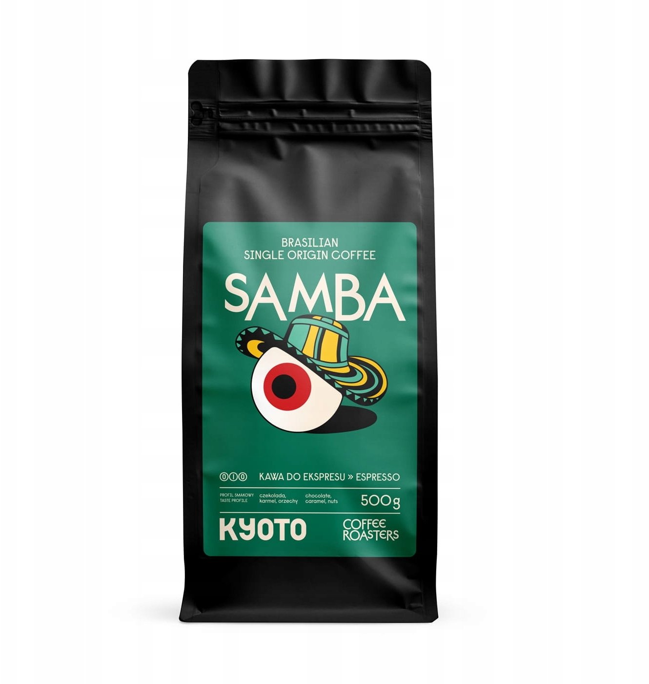 Kawa ziarnista Kyoto KYOTO - kawa ziarnista Brazylia Samba Natural Espresso 250 g