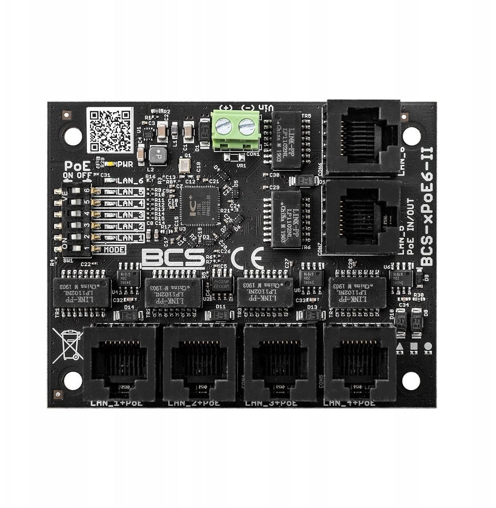 BCS-xPoE6-II Switch BCS 5x PoE, 1x RJ45