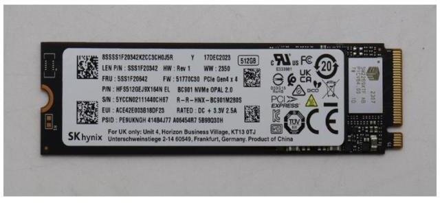 Dysk SSD Lenovo 512GB M.2 PCIe 4.0 SSD