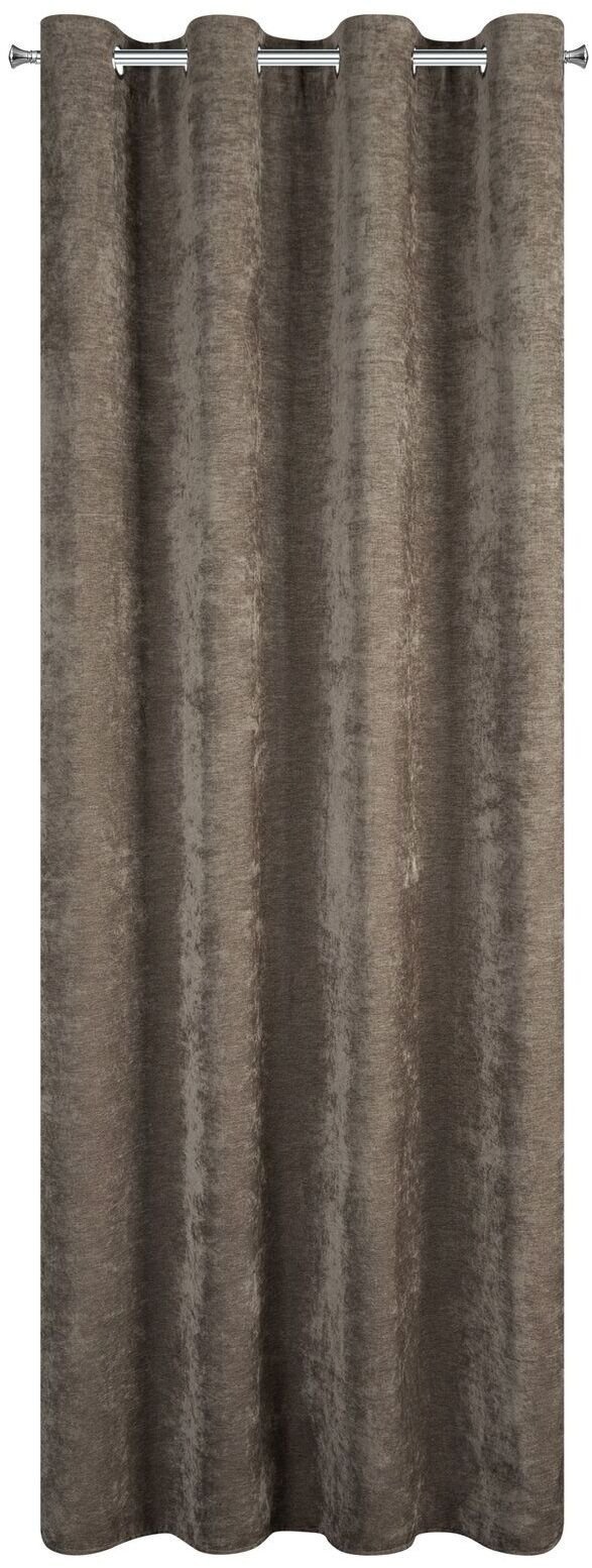 Zasłona gotowa VANI 140x250 beżowa szenil przelotki