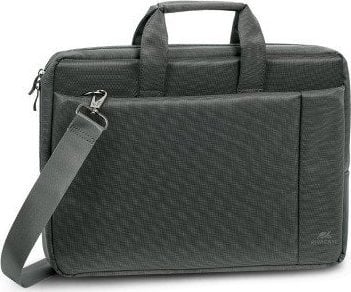 Torba RivaCase RIVACASE TORBA NA LAPTOP 15,6" CENTRAL, SZARA, Z POLIESTRU, Z KIESZENIAMI NA TABLET, ...