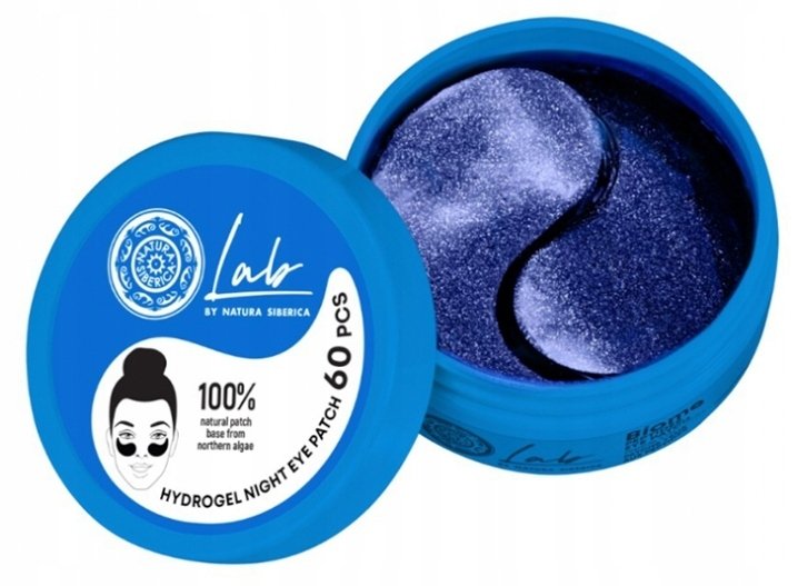 Natura Siberica SIBERICA PROFESSIONAL_Lab Hydrogel Night Eye Patch nocne płatki pod oczy rozświetlająco-nawilżające 60szt