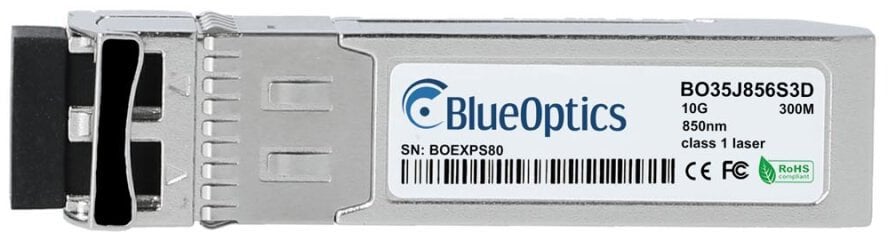 BlueOptics ASG0000SR, Fiber optic, 10000 Mbit/s, SFP+, LC, SR, 300 m