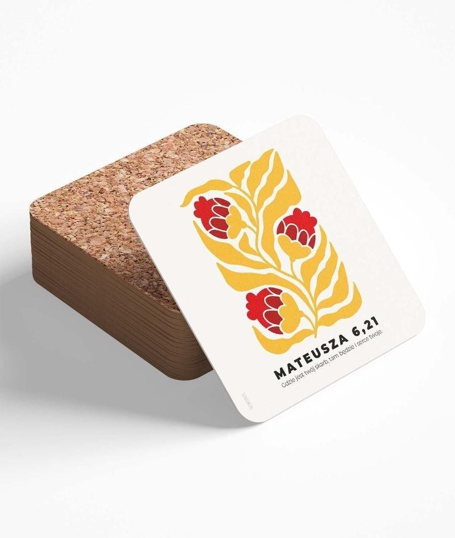 Szaron Podstawka korkowa - Gdzie jest skarb - modern