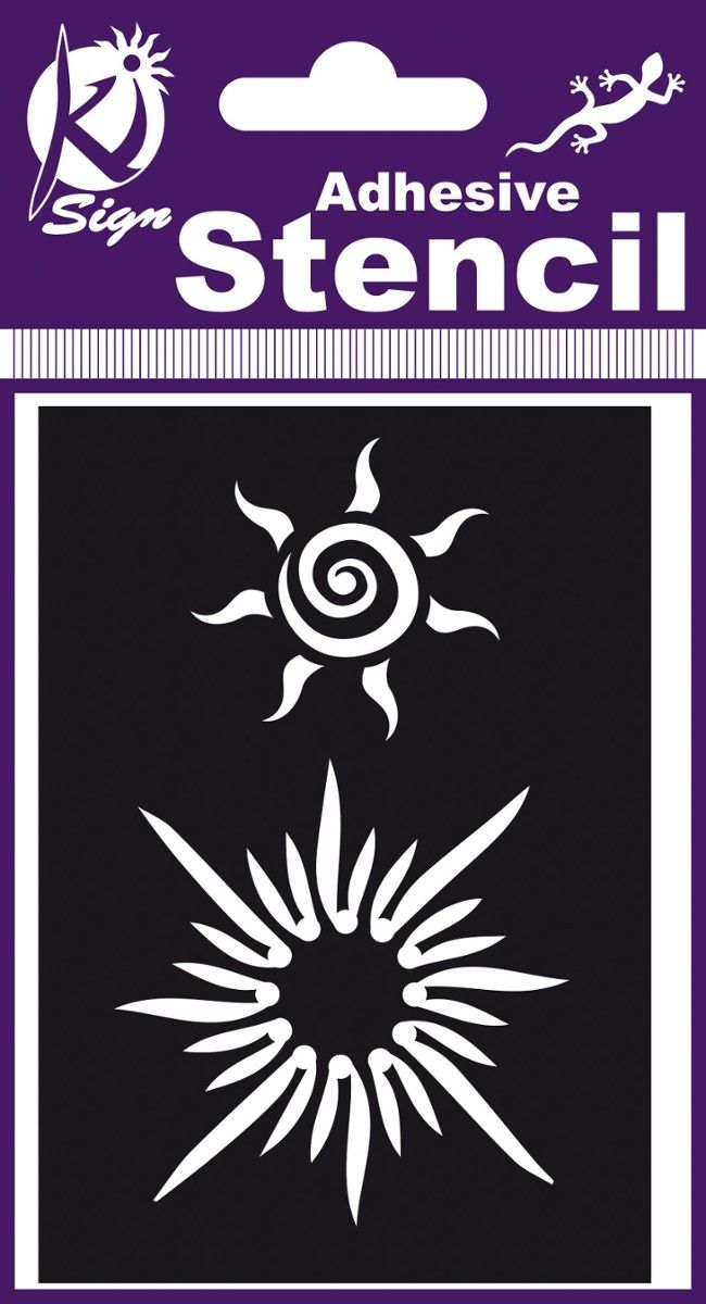 Ki-Sign Szablon 7x10 cm Słońce Majów