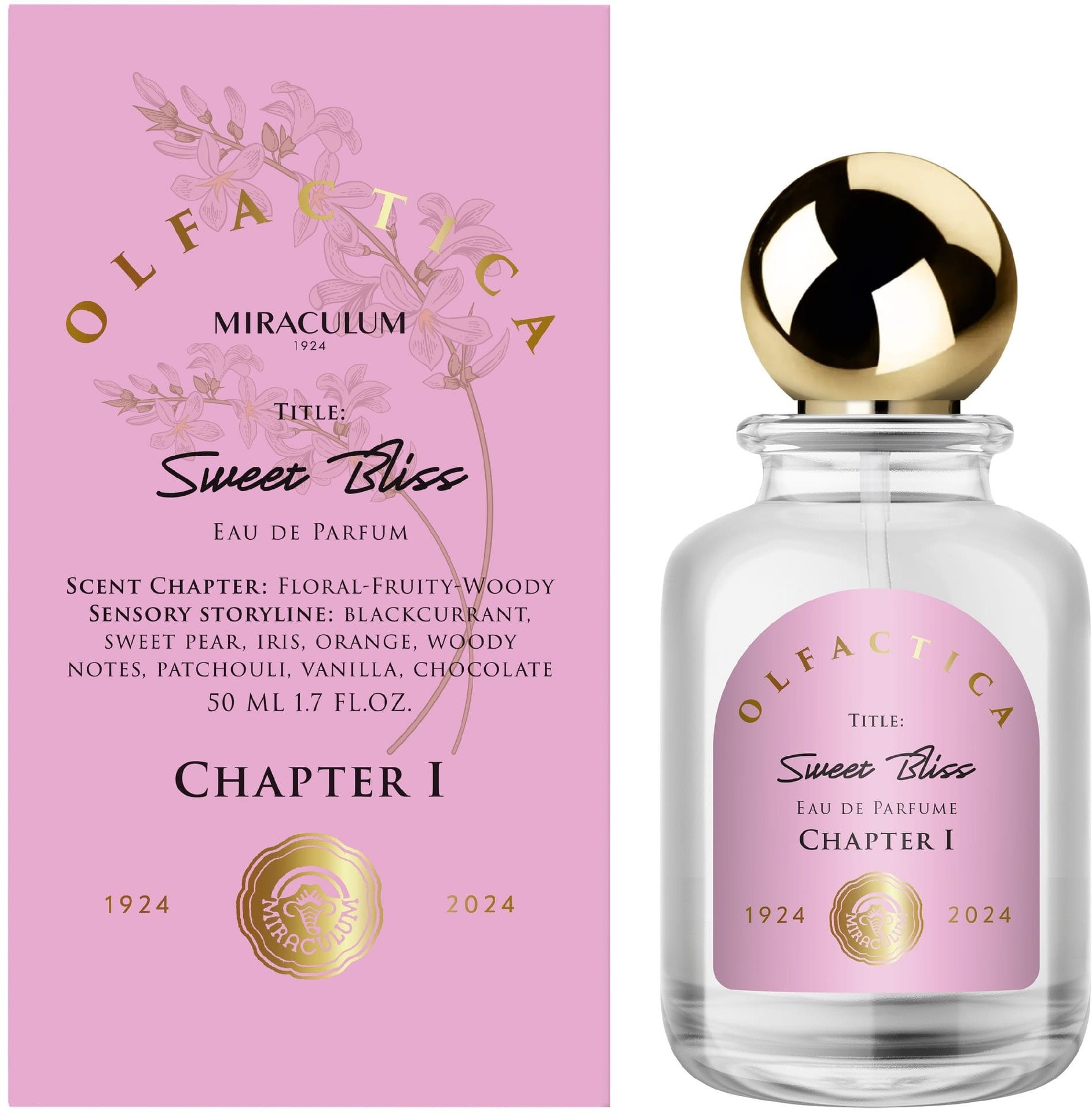 MIRACULUM Olfactica Woda perfumowana dla kobiet Sweet Bliss - Chapter I 50 ml