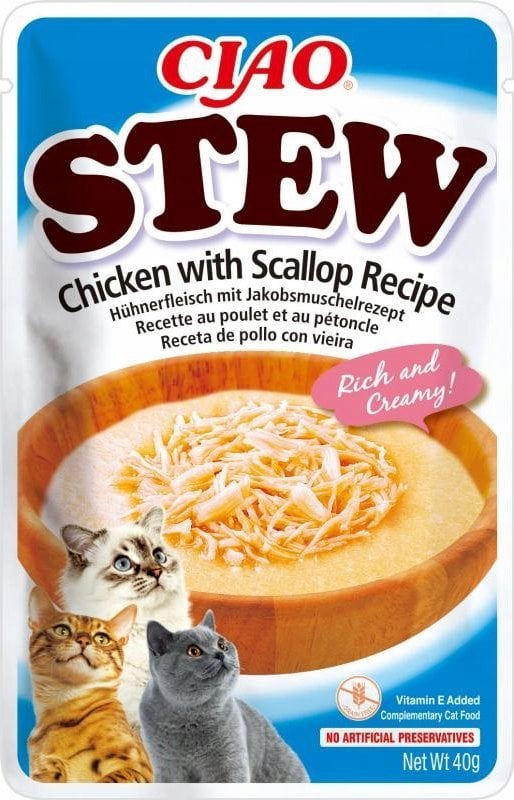 Inaba Foods INABA CIAO Potrawka z kurczaka z przegrzebkami 40g