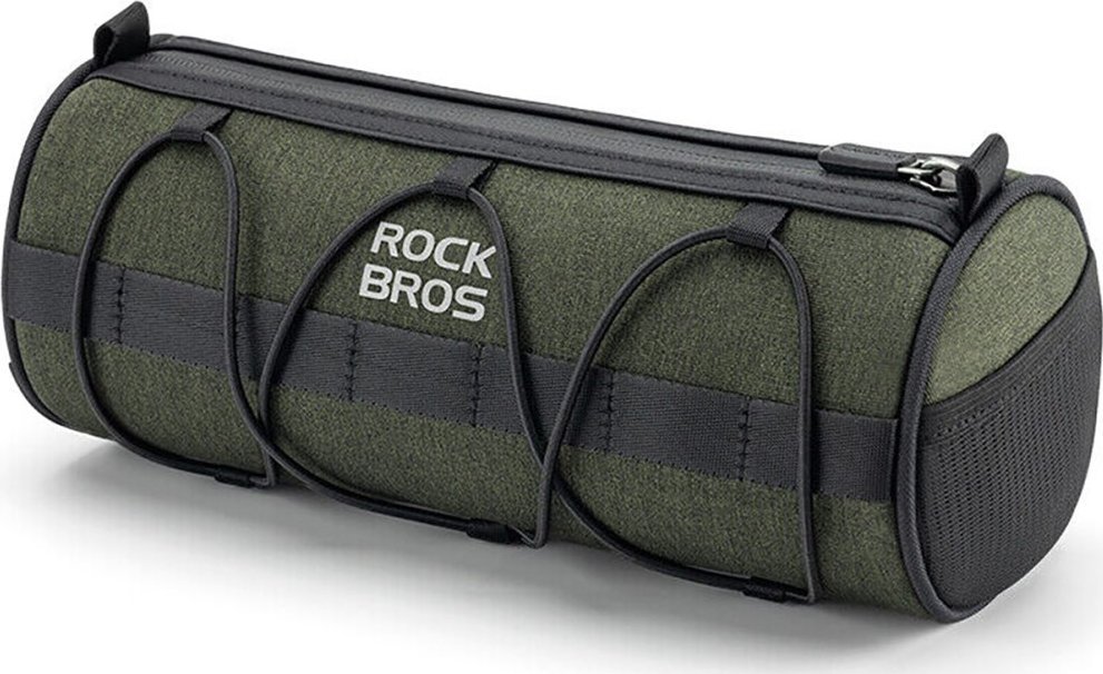 RockBros Torba rowerowa mocowana na kierownicę ramę pod siodełko 2l - zielona ROCKBROS