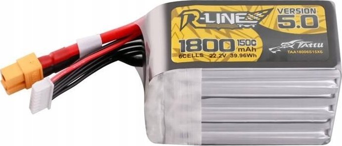 Tattu ML Akumulator Lipo R-Line Version 5.0 1800mAh 22.2V 150C 6S z wtyczką XT60