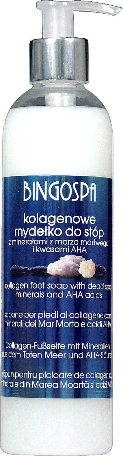 BingoSpa Kolagenowe mydełko do stóp z minerałami Morza Martwego i kwasami AHA Morze Martwe