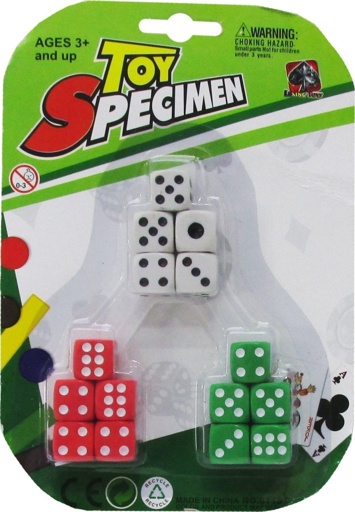 KOSTKA DO GRY 15 SZTUK