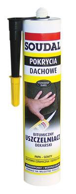 Soudal Uszczelniacz dekarski 310ml czarny