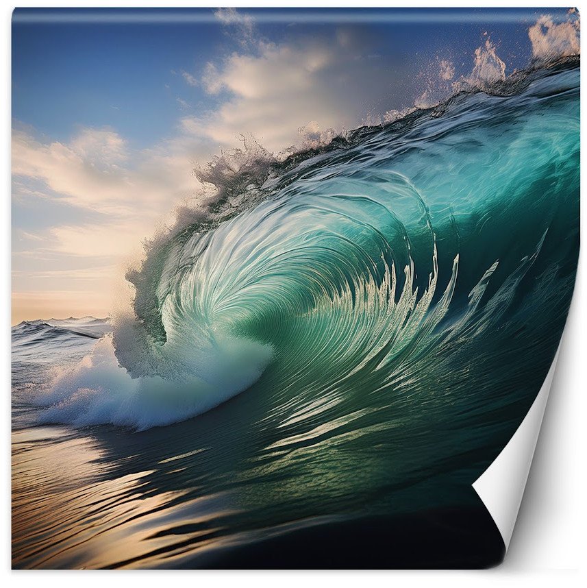 Feeby Fototapeta Fala Morze Woda Natura 100x100 small