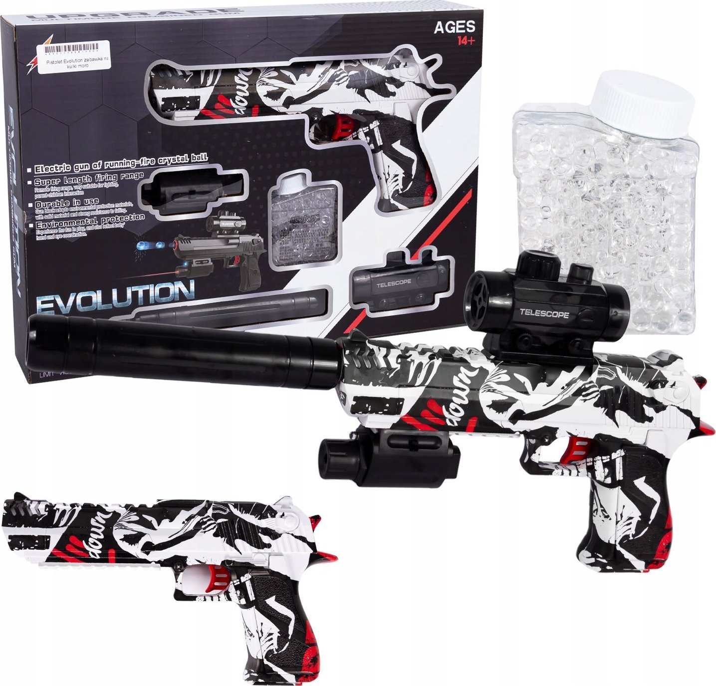 AIG Karabin Pistolet Mp Automat Na Kulki Żelowe