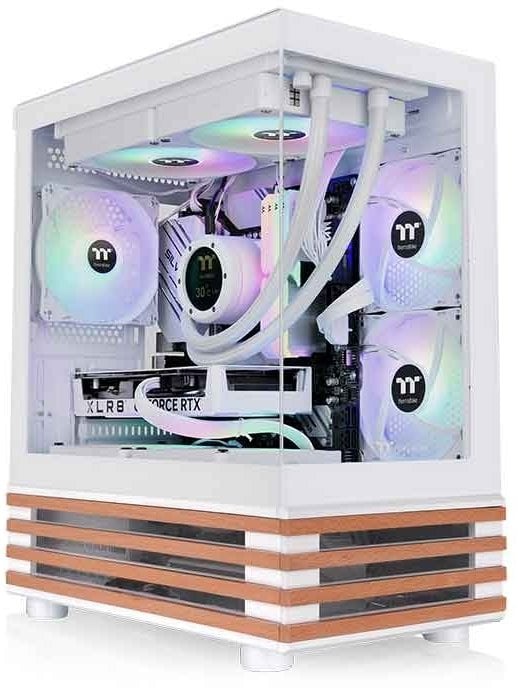 Obudowa Thermaltake View 170 WS ARGB biało-brązowa (CA-1Z4-00M6WN-WS)