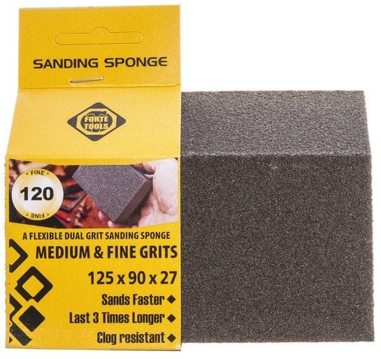 Forte GRINDING SPONGE FORTE TOOLS 125X90X27 M