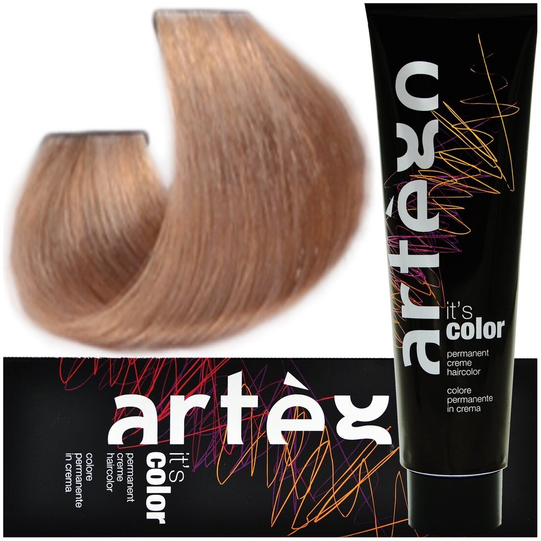 Artego Artego Its Color Farba do włosów w kremie 150ml Bardzo Jasny Delikatny Popielaty Blond (9.01 - 9NA)