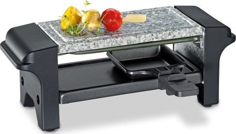 Raclette/grill stołowy, dla 2 osób, 32 x 10 x 11 cm TWIN / Kuchenprofi (KU-1780101000) - 23054294