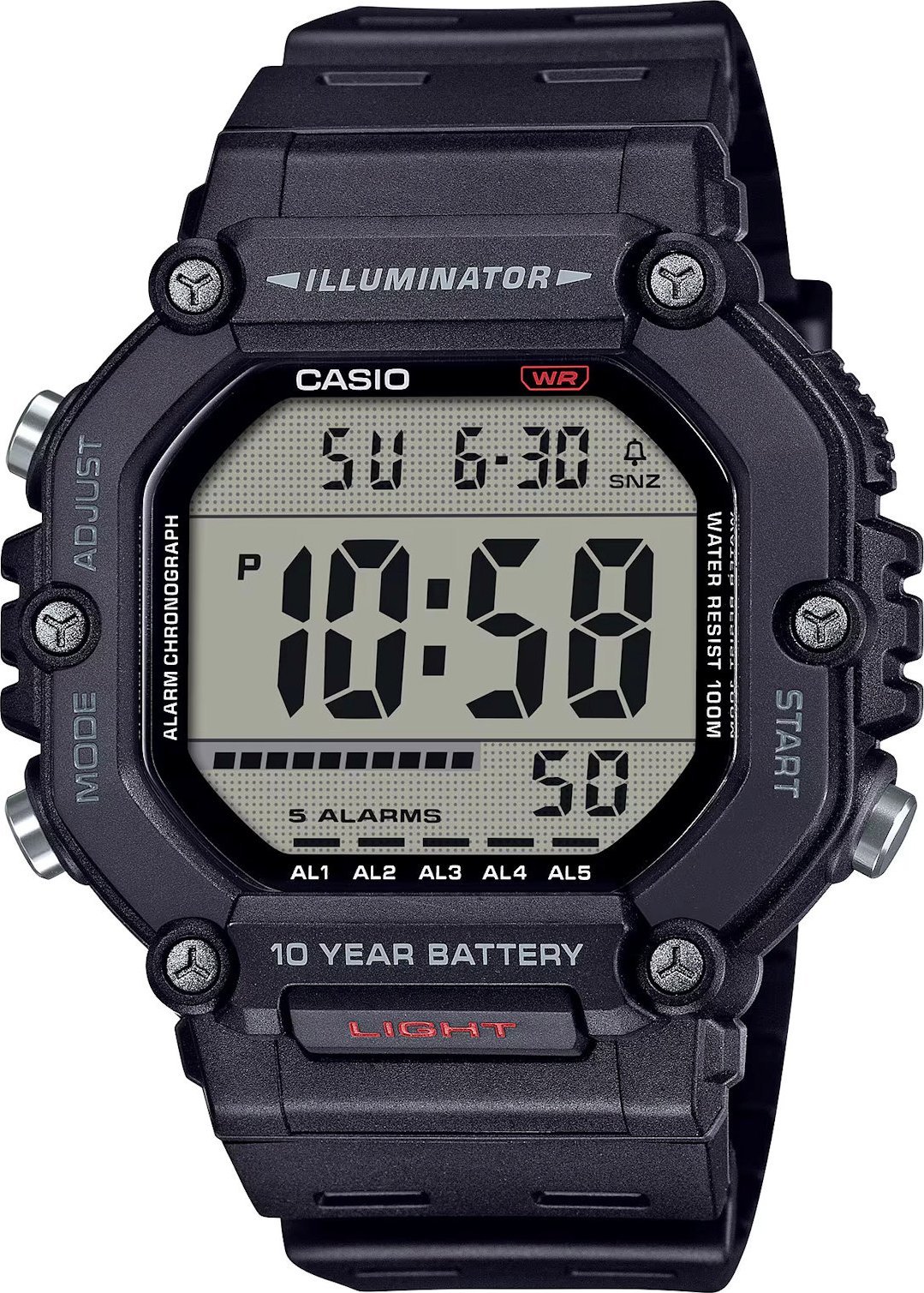 Zegarek Casio AE-1600H -1AVEF młodzieżowy wodoszczelny .