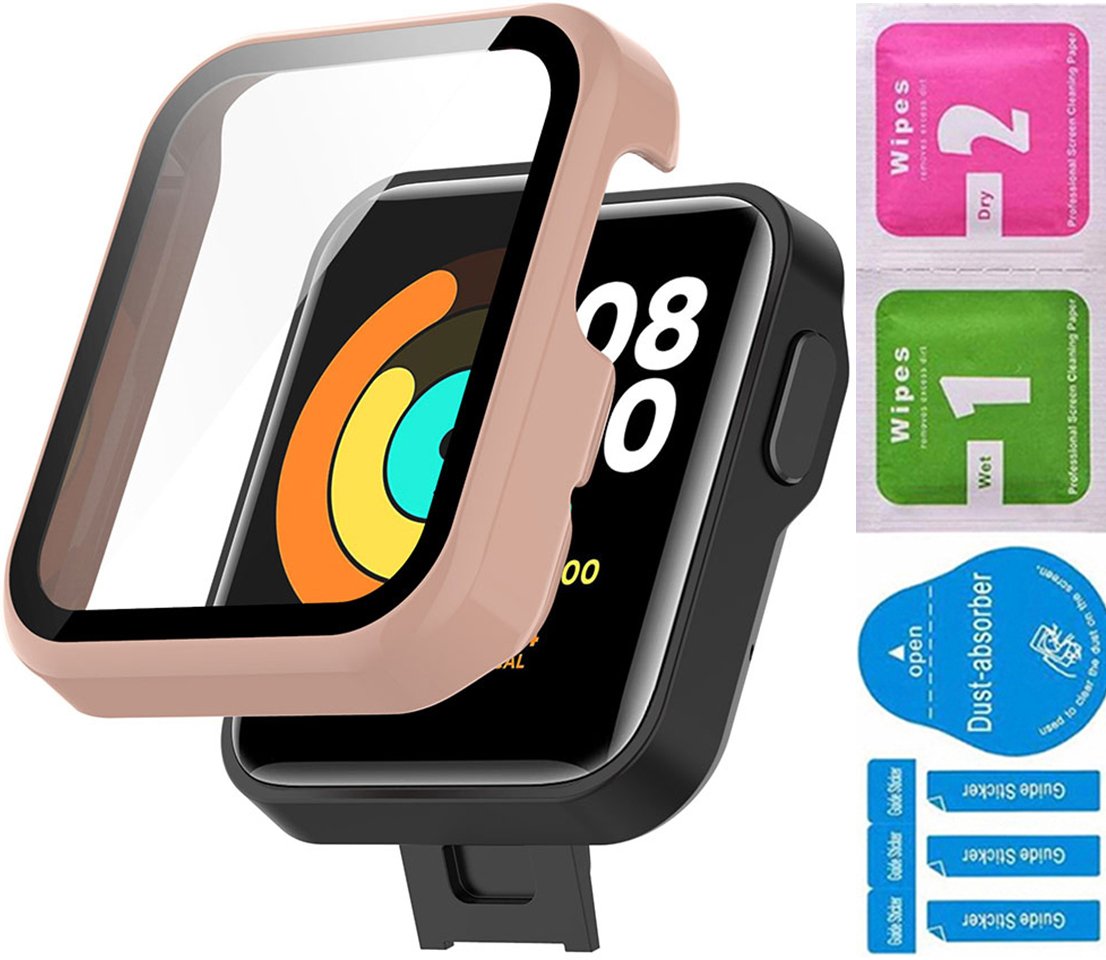 ETUI CASE BUMPER FUTERAŁ SZKŁO HARTOWANE EKRAN 2W1 DO XIAOMI MI WATCH LITE