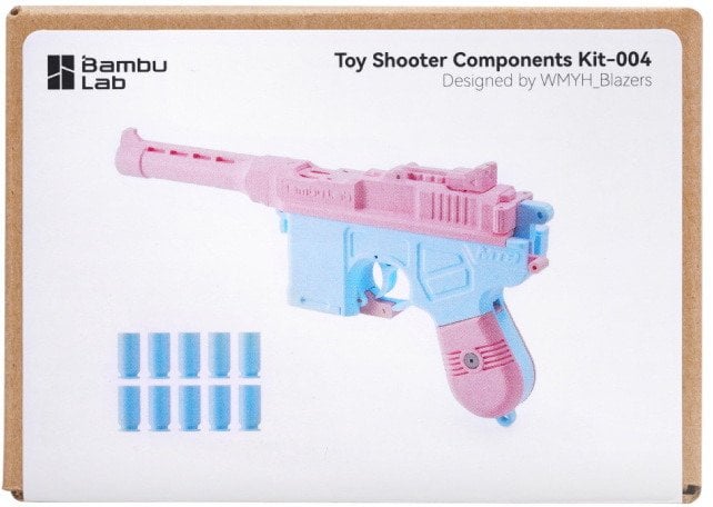 BambuLab Toy Shooter Components Kit-004 - zestaw elementów do budowy modelu pistoletu - Bambu Lab}