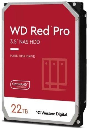 Dysk WD No name Western Digital Red Pro dysk twardy 22 TB 7200 RPM 512 MB 3.5" SATA III