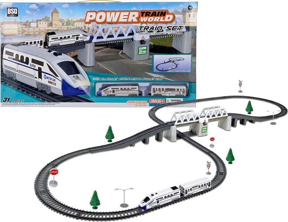 Jokomisiada Kolejka elektryczna Nowoczesny pociąg 366cm (RC0469)