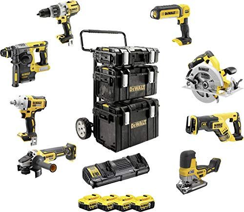 Zestaw elektronarzędzi Dewalt 17-elementowy (DCK856P4-QW)