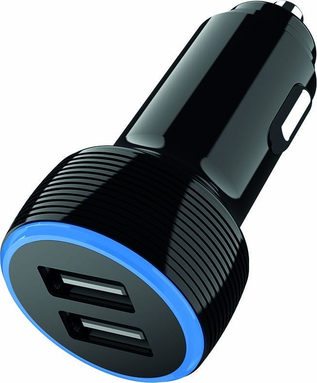 Ładowarka 2GO 2GO Dual-USB KFZ-Ladegerät 2400mA schwarz