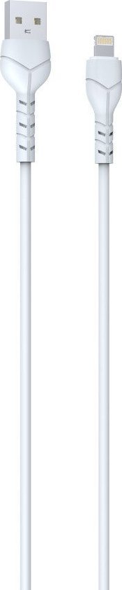 Kabel USB Devia Devia kabel Kintone USB - Lightning 1,0 m 2,1A biały zestaw 30 szt V2
