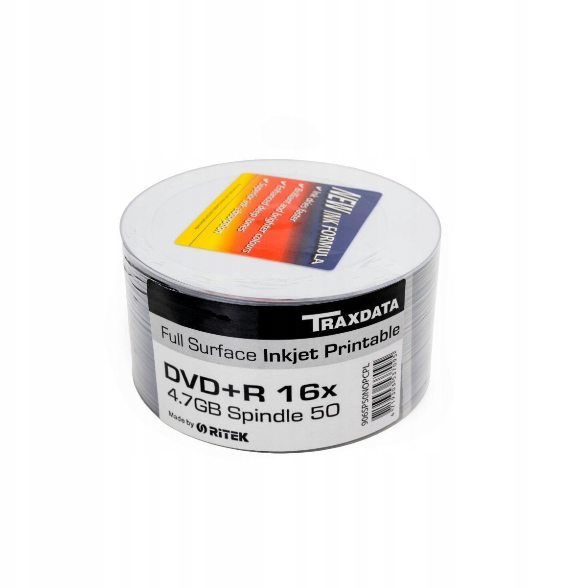 TRAXDATA RITEK DVD+R 4,7GB 16X PRINTABLE SP*50 906SP50NOPCPL