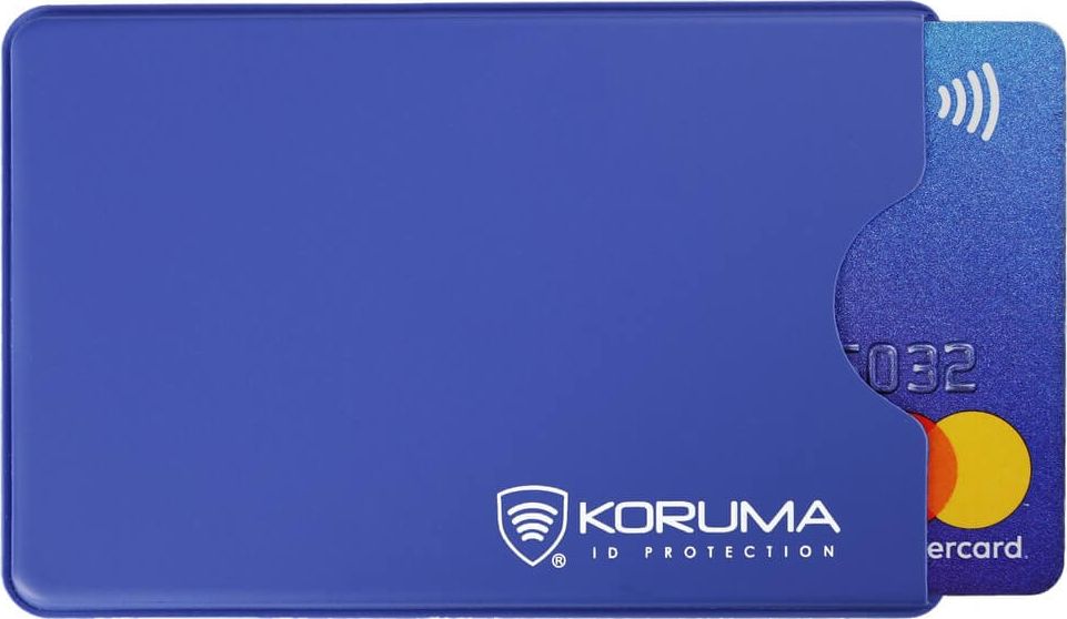 KORUMA Plastikowe etui antykradzieżowe RFID (niebieski) - KUK-69VBLUE Koruma Uniwersalny