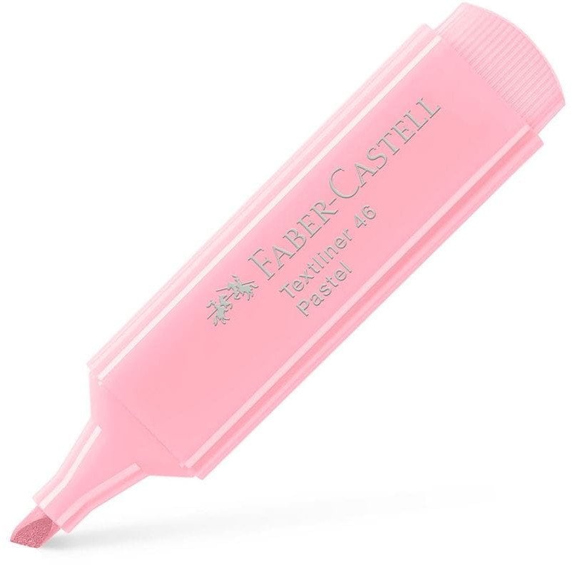 Faber-Castell Faber-Castell Textliner 46 Pastel marker 1 szt. Końcówka ścięta Różowy