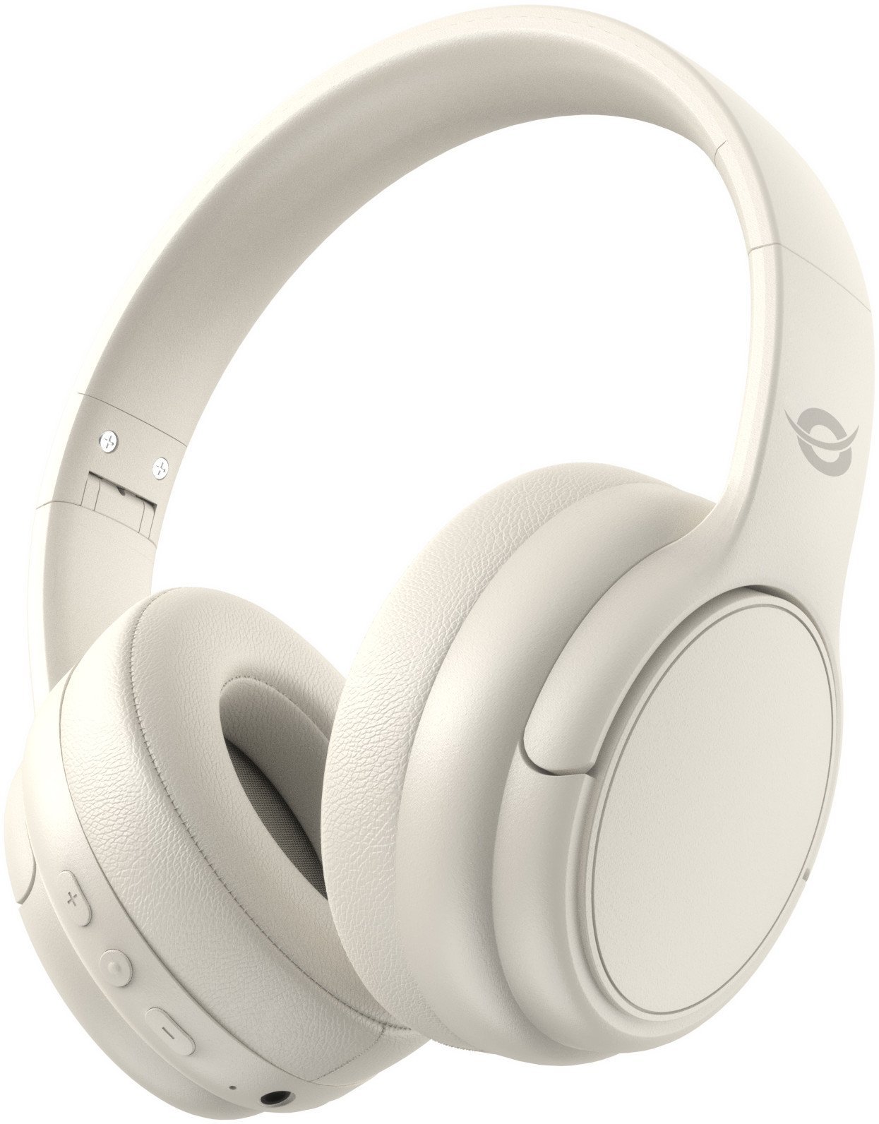 Conceptronic PARRIS03C słuchawki/zestaw słuchawkowy Przewodowy i Bezprzewodowy Opaska na głowę Muzyka Bluetooth Kremowy