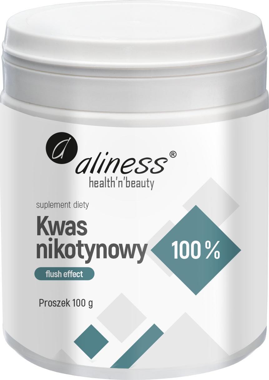 Aliness Kwas nikotynowy 100% - flush effect (100 g)