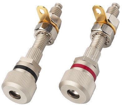 Monacor Monacor BP-420, speaker terminals, Stainless steel, Nickel