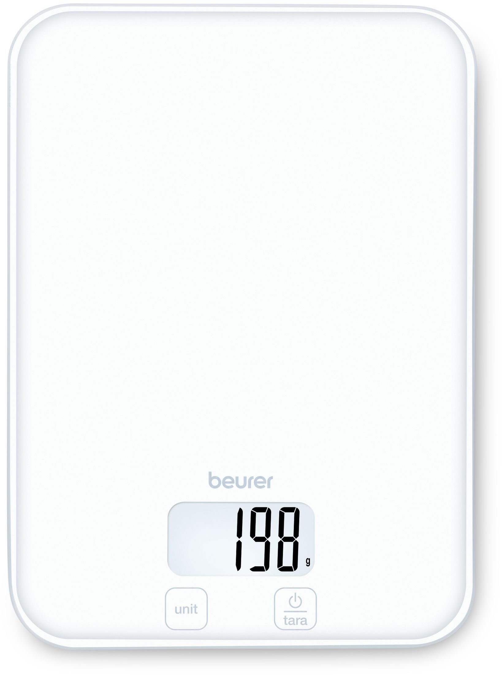 Waga kuchenna Beurer KS 19 Pure White biała - Cyfrowa waga kuchenna KS19WHITE (4211125106812)