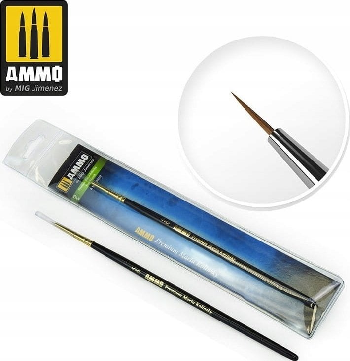 Vallejo Ammo: Round Brush - Premium Marta Kolinsky 5/0
