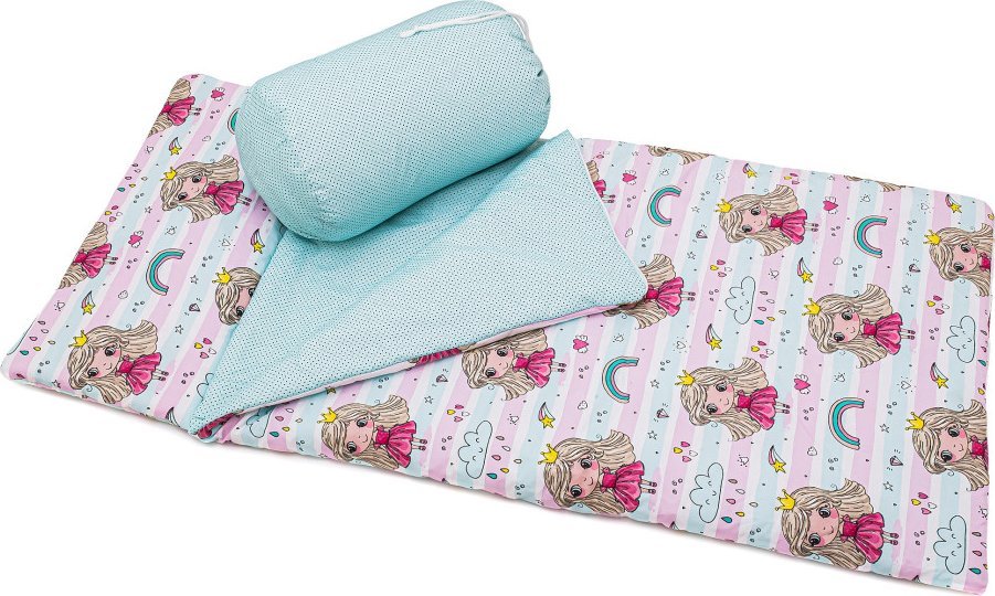 PULP BAMBOO Śpiwór Ocieplany do Spania dla Dzieci (Księżniczka), Śpiwór przedszkolaka.