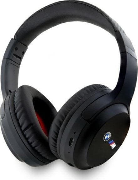 Słuchawki BMW słuchawki nauszne Bluetooth ENC BMBHMIAV27MBCTK czarny/black Printed Logos