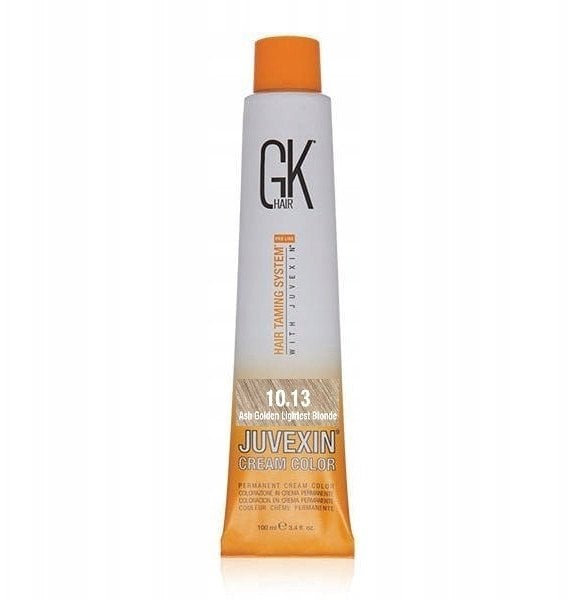 Фото - Фарба для волосся GK HAIR  Global Keratin, Cream Colour, Permanent Hair Dye, 10.13 Ash Golden Lightest Blonde, 100 ml For Wome(Global Keratin)