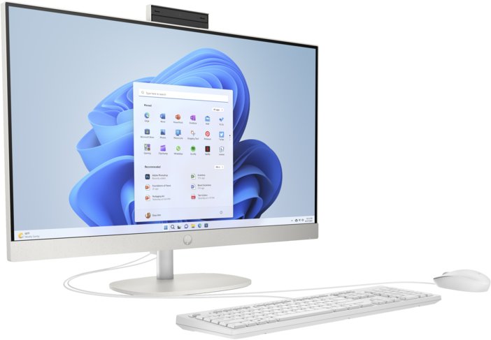 Komputer HP Komputer All in One 27-cr1002ns / A2VW3EA / Intel Ultra 7 / 32GB / SSD 2TB / Intel UHD / FullHD / Win 11 Pro / Biały
