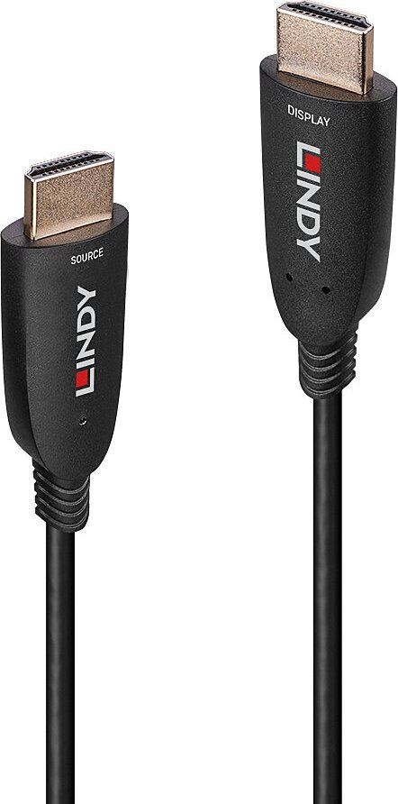 Zdjęcia - Kabel Lindy   HDMI - HDMI 40m czarny  (38514)