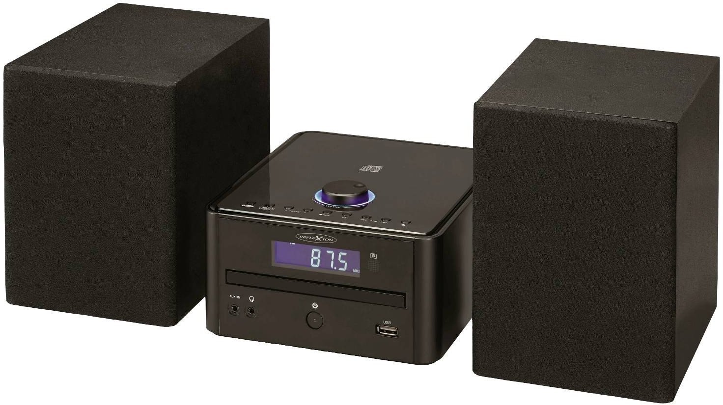 Wieża Reflexion HIF79FM Micro-HiFi-System czarny