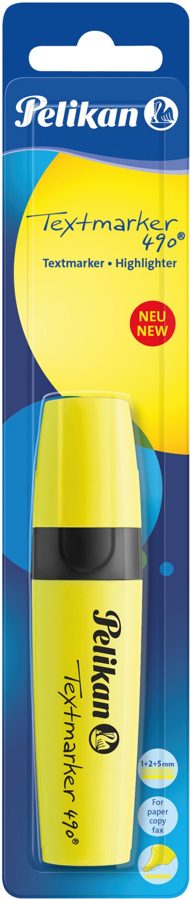 Pelikan Zakreślacz 490 marker 1 szt. Żółty (814140)