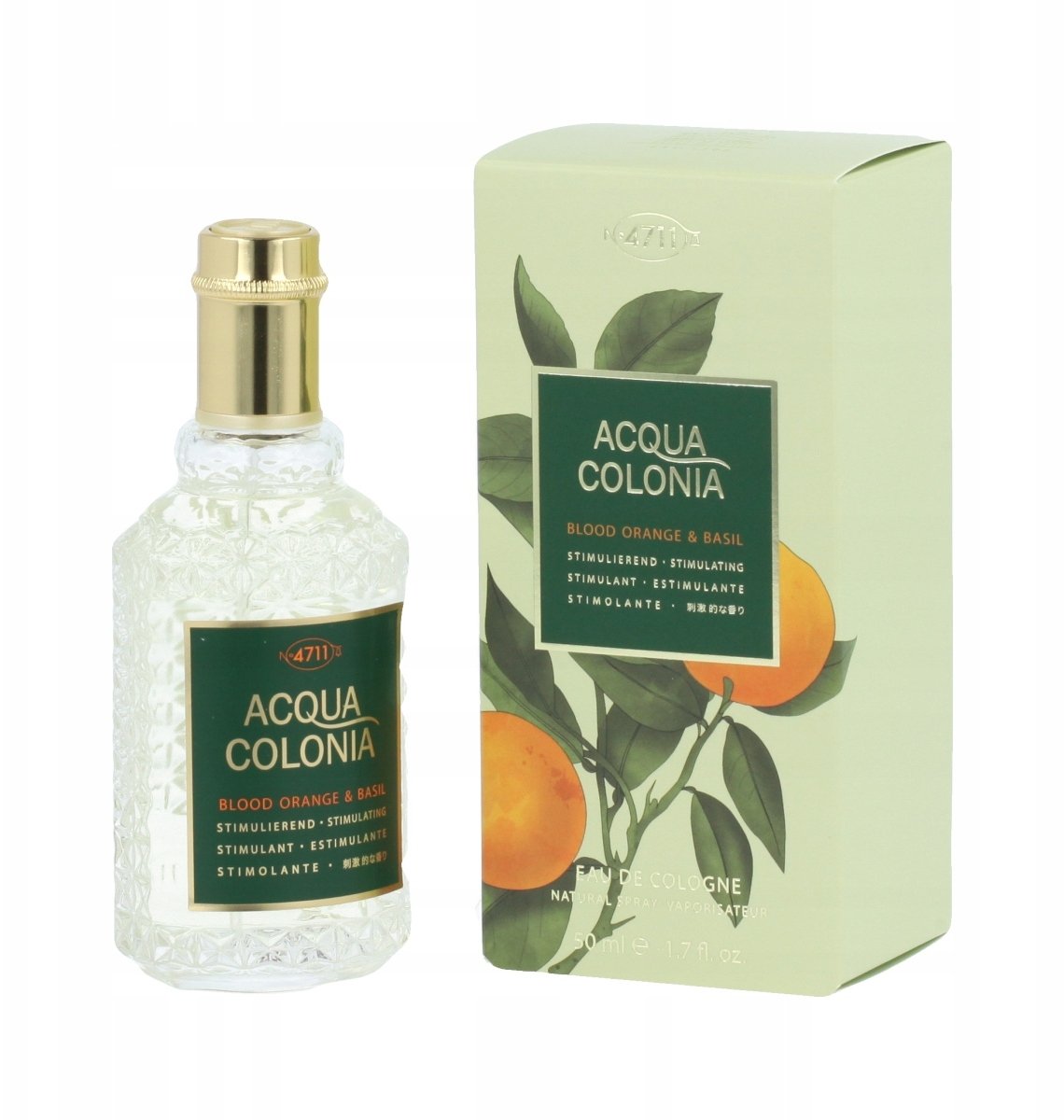4711 4711, Acqua Colonia Blood Orange & Basil, Eau De Cologne, Unisex, 50 ml Unisex