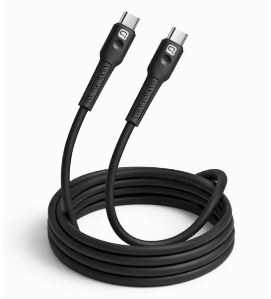 Quik Accessories QK-1011 Soft Silicone 60W Charging & Data Cable USB-C to USB-C 1m