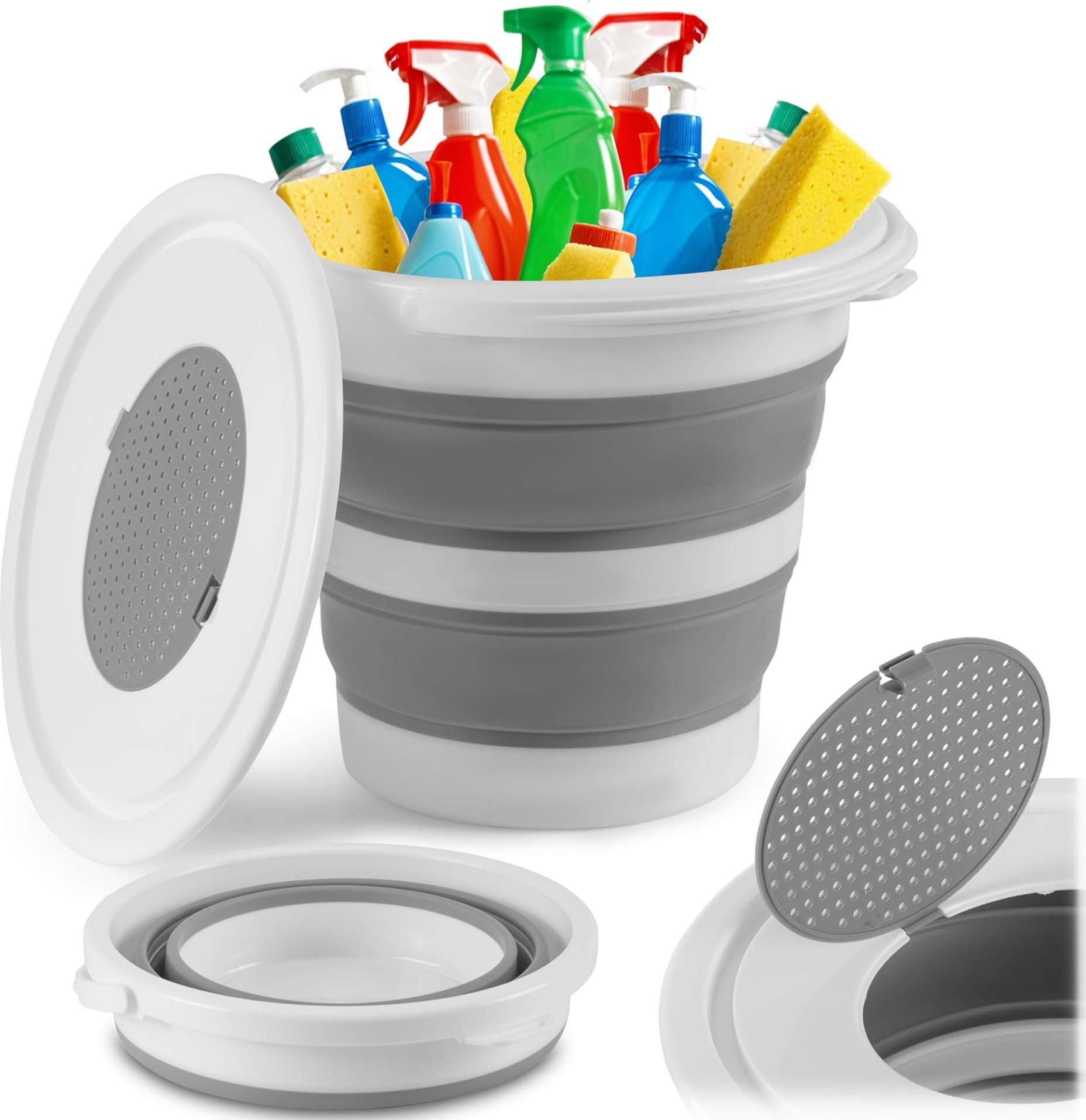 Massido Składane wiaderko z rączką MS-681 Massido